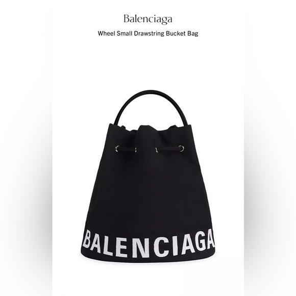 Balenciaga Wheel Small Drawstring Bucket Bag - Picture 7 of 7